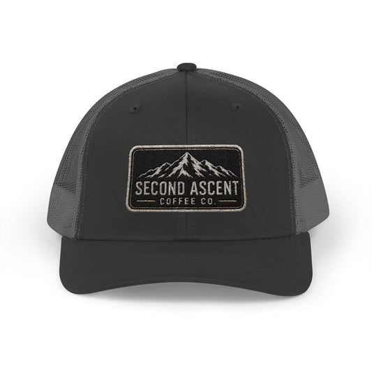 Second Ascent Trucker Cap — Mountain Patch Snapback Hat