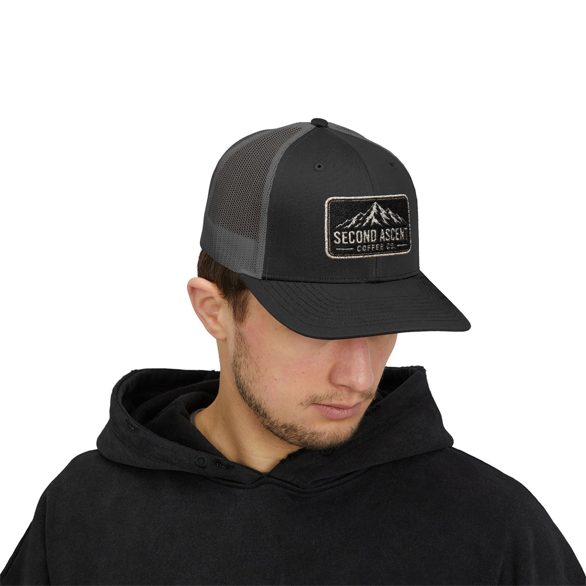 Copy of Second Ascent Trucker Cap — Mountain Patch Snapback Hat