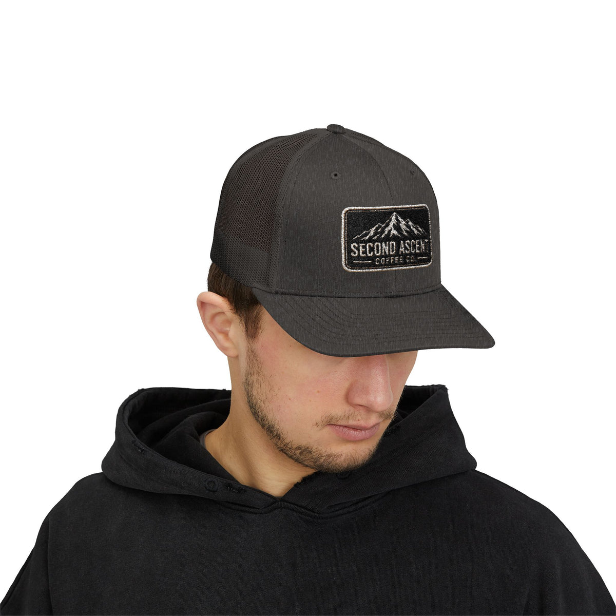 Copy of Second Ascent Trucker Cap — Mountain Patch Snapback Hat