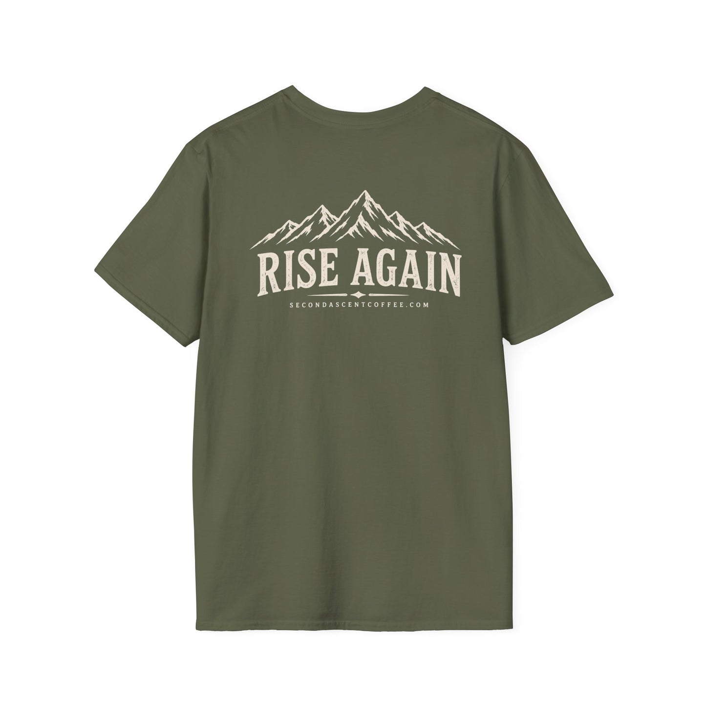 Rise Again Mountain T-Shirt — Inspirational Outdoor Tee